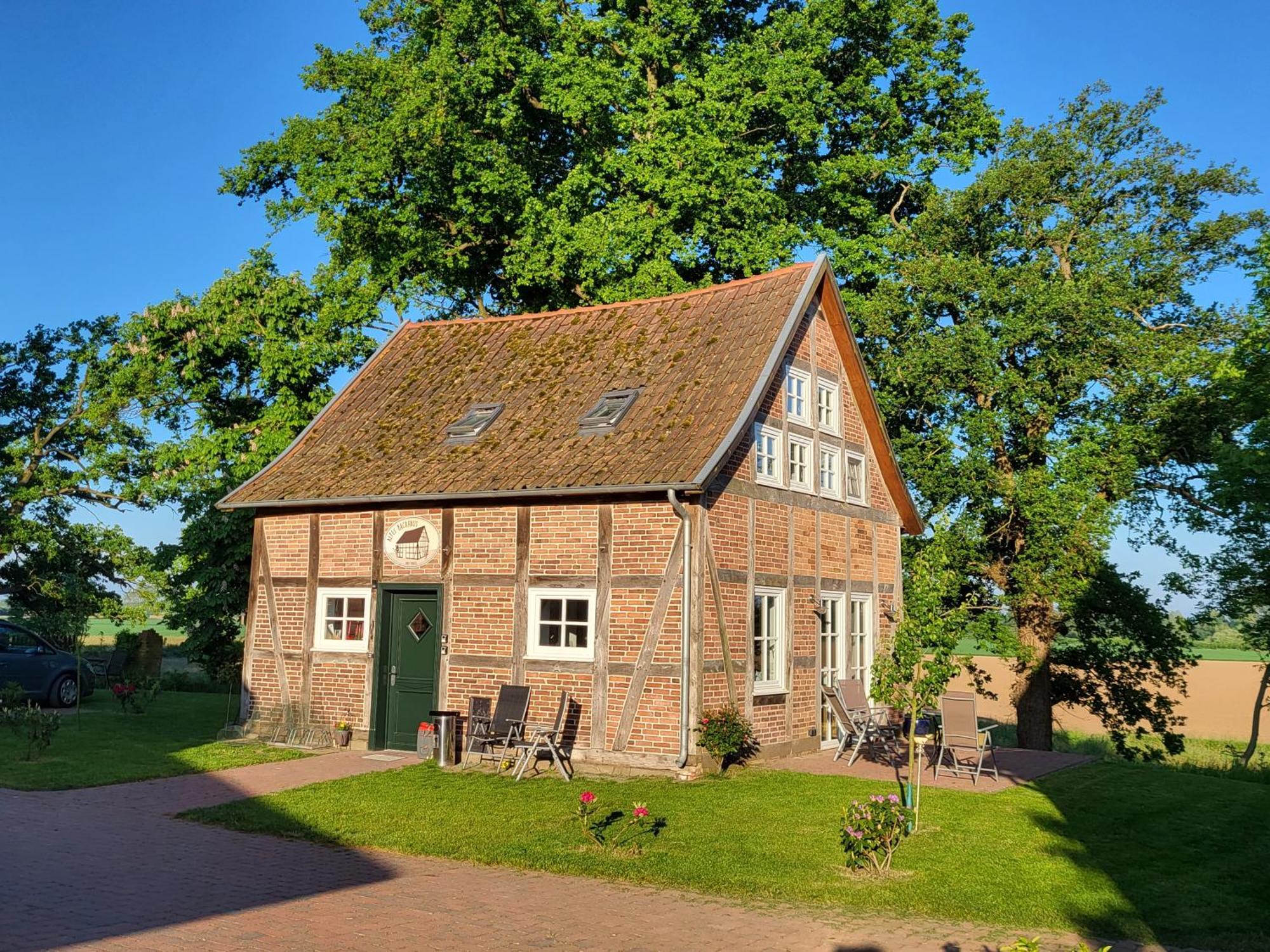 Altes Backhaus Bauernhof Vogel Lejlighed Rohrsen Eksteriør billede
