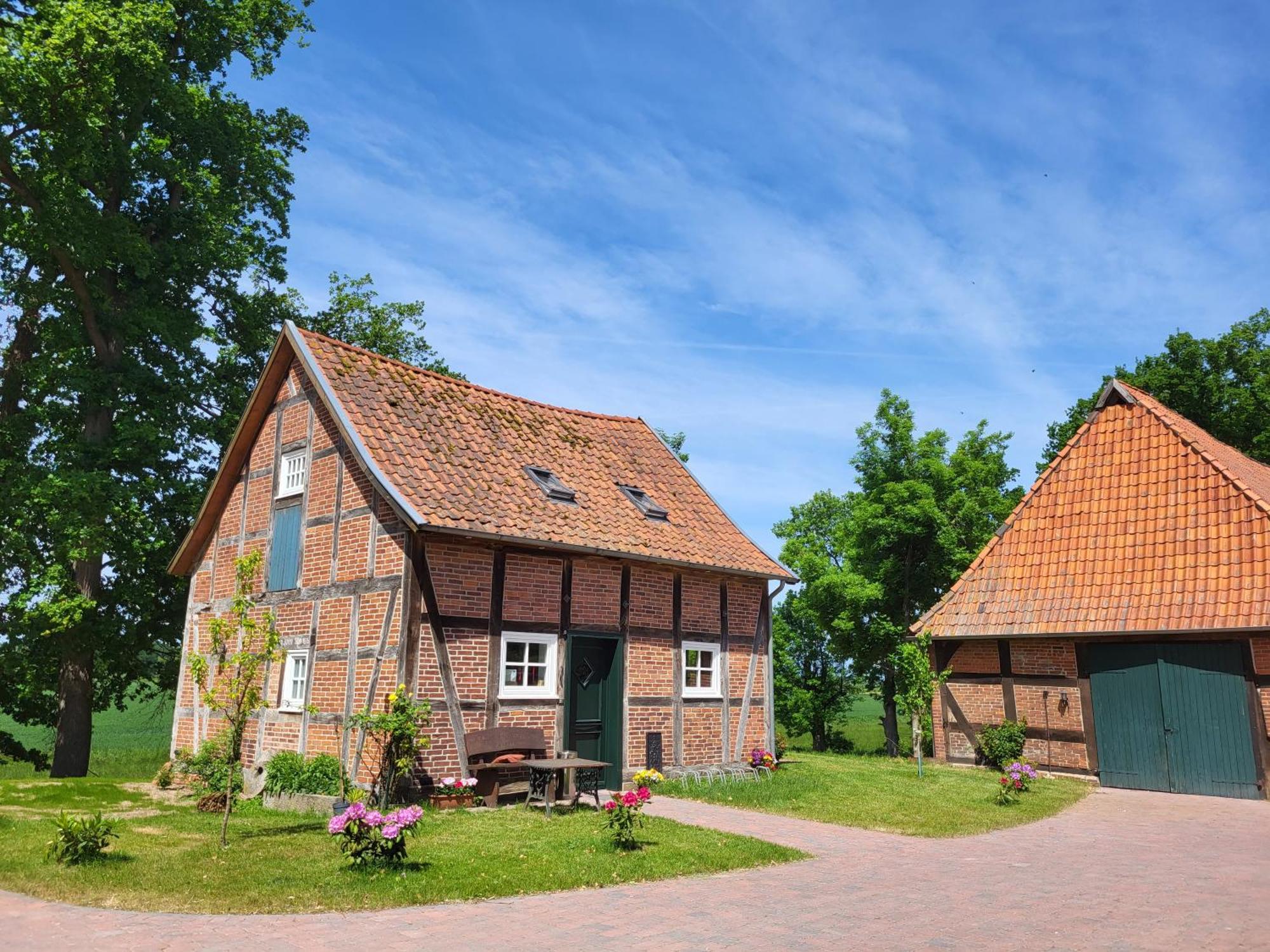 Altes Backhaus Bauernhof Vogel Lejlighed Rohrsen Eksteriør billede